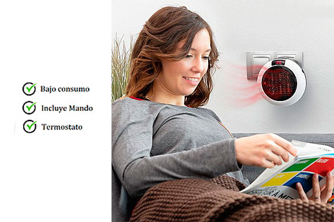 Calefactor termo cerámico portátil ThermoPlug ™