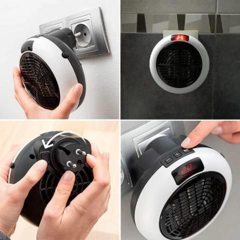 Calefactor termo cerámico portátil ThermoPlug ™